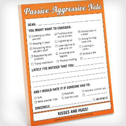 Passive Aggressive Sticky Notes