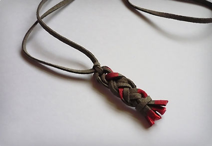 Braided Suede Necklace