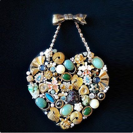 Heriloom Collage Necklace