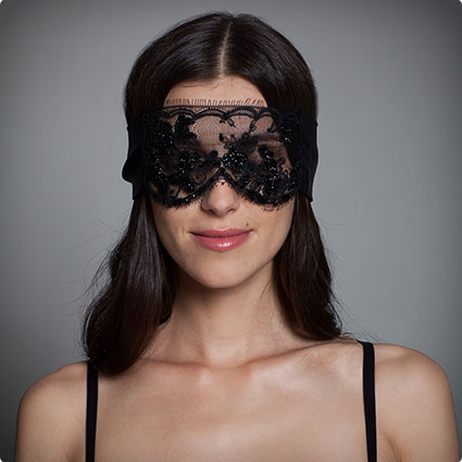 Lace Beaded Blindfold