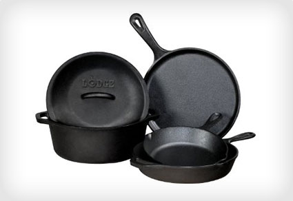 Lodge Cast-Iron Cookware Set