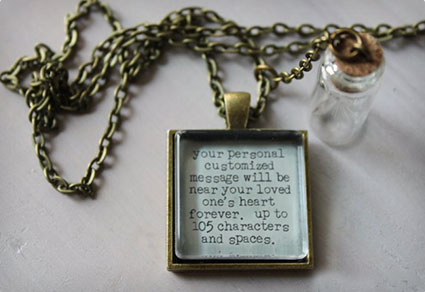 Special Message Necklace