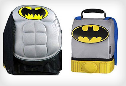 Batman Chest Backpack and Lunch Kit