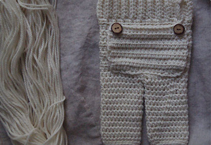 Crochet Newborn Pants