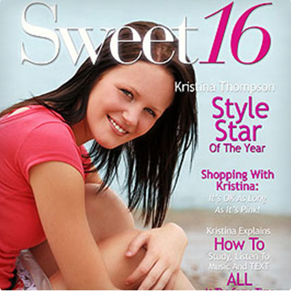 Sweet 16 Magazine Cover