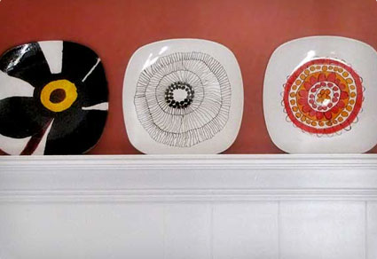 Modern Art Plates