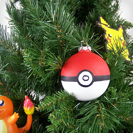 Pokeball Christmas Ornament