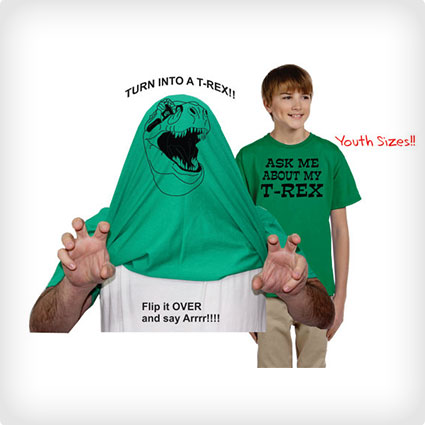 Ask Me About My T Rex Kids Shirt