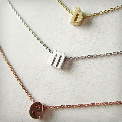 Childrens Initial Necklace