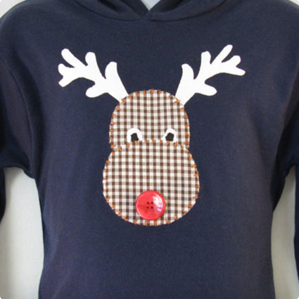 Christmas sweater - Kids Rudolph Hoodie