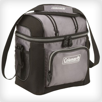 Coleman 9-Can Soft Cooler With Hard Liner