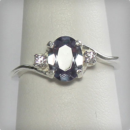Color Changing Sterling Silver Ring