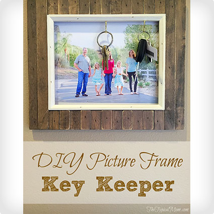 DIY Picture Frame and Key Holder