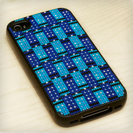 DIY Tardis Tessellating Iphone Cover