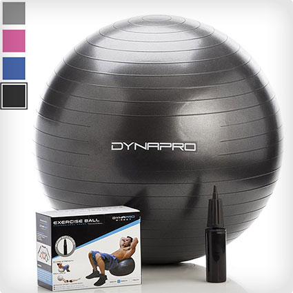 Gym-Quality Exercise Ball with Pump