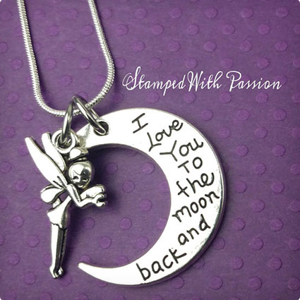 I Love You to the Moon and Back Charm Necklace