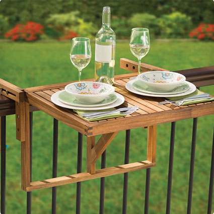 Instant Wooden Deck Table