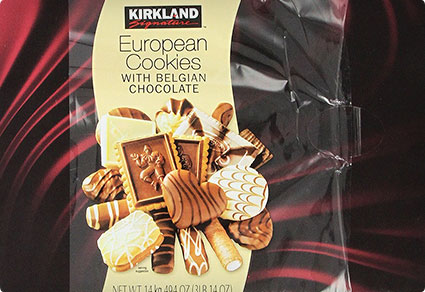 Kirkland Signature European Cookies with Belgian Chocolate