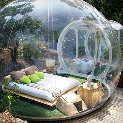 One Night Stay in Bubble Hotel