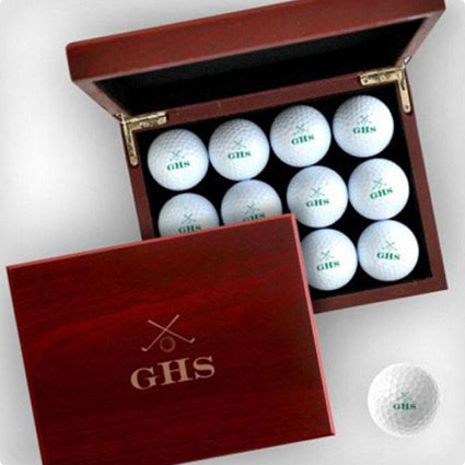 Personalized Golf Balls with Case