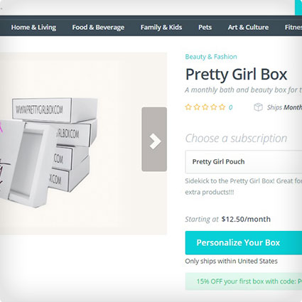 Pretty Girl Box (for Teens)