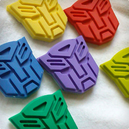Recycled Crayons - Transformer Inspired Crayon