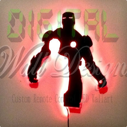 Remote Controlled LED Iron Man nighlight