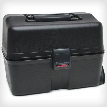 RoadPro 12-Volt Black Portable Stove