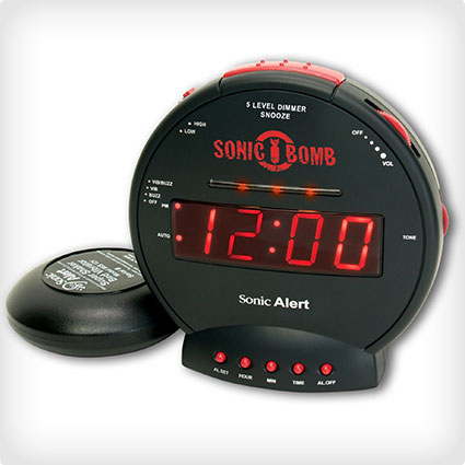Sonic Alert SBB500SS Loud Alarm Clock with Bed Shaker
