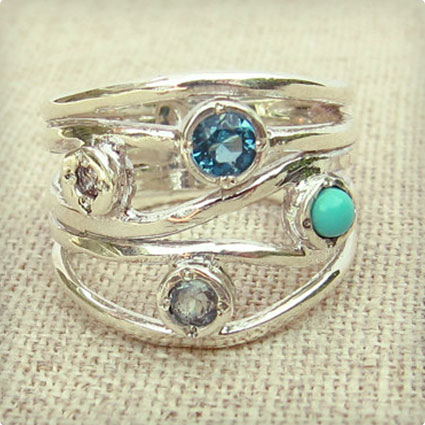 Stone Turquoise Ring