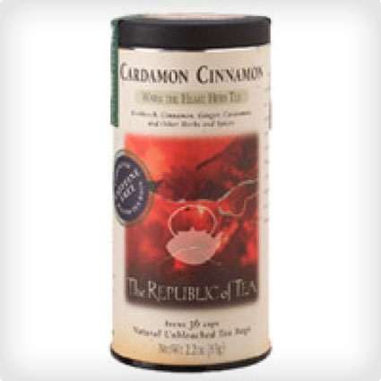 The Republic of Tea, Cardamon Cinnamon Tea, 36-Count