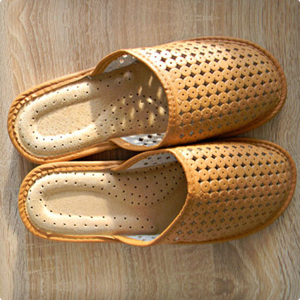 Women's Slippers - Eco Leather Moccasins