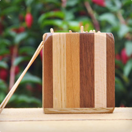 Wood Toothpick Holder