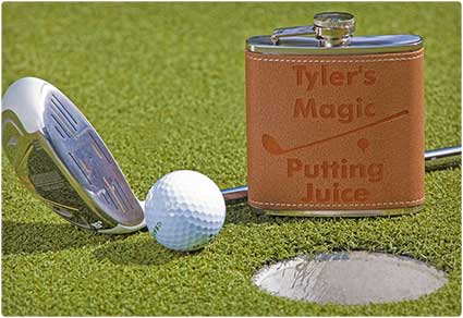Personalized Golf Flask