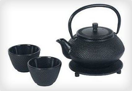 Cast Iron Tea Pot Tea Set