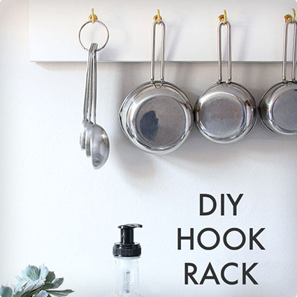 DIY Hook Rack