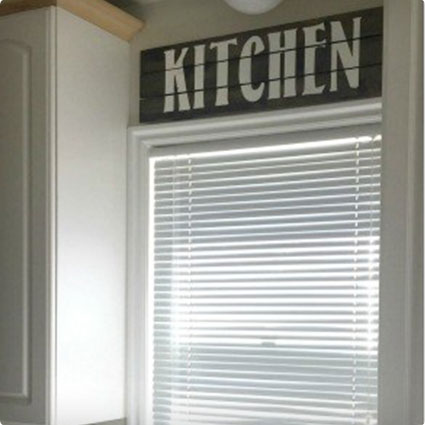 Farmhouse Style Kitchen Sign
