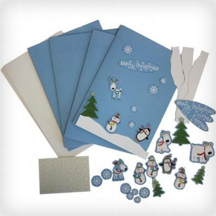 Joyful Snowman Christmas Card Making Craft Kit