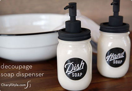 Mason Jar Soap Dispensers