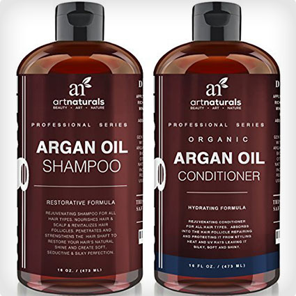 Organic Moroccan Argan Oil Shampoo and Conditioner Set