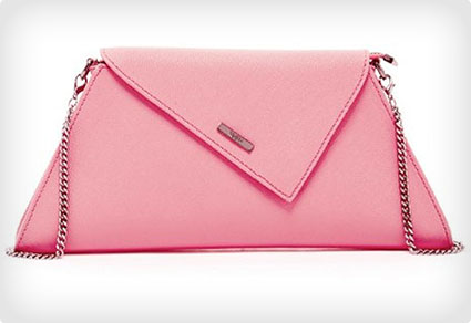 The Angelica Leather Clutch Evening Purse