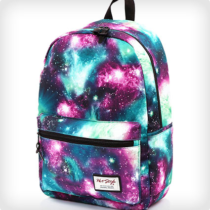 TrendyMax Galaxy Pattern School Backpack