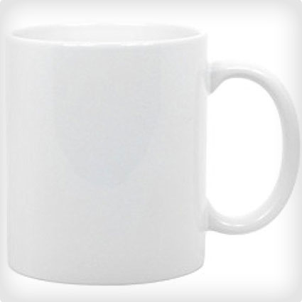 White Sublimation Mug to Decorate