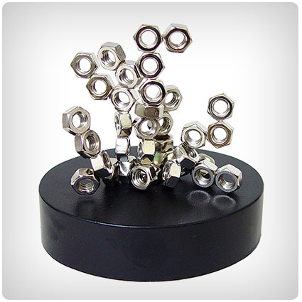 Linlinzz Magnetic Office Sculpture Stacking Nuts