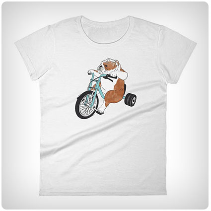 English Bulldog on Trike T-Shirt