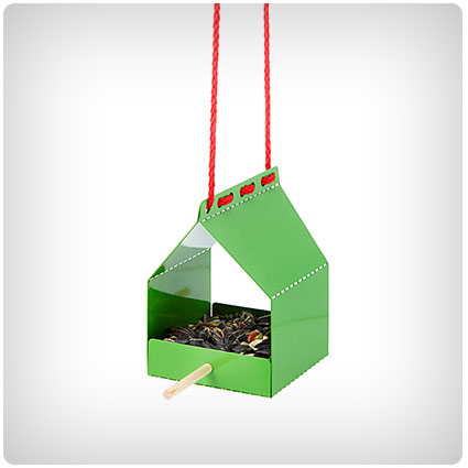 Modern Origami Hanging Bird Feeder