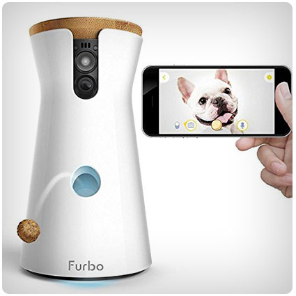 Furbo Dog Camera Treat Tossing, Full HD Wifi Cam and 2-Way Audio