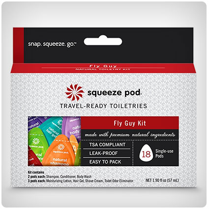 Squeeze Pod Travel Size Toiletry Kit
