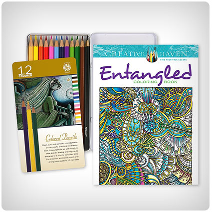 Coloring Pages and Pencils Bundle