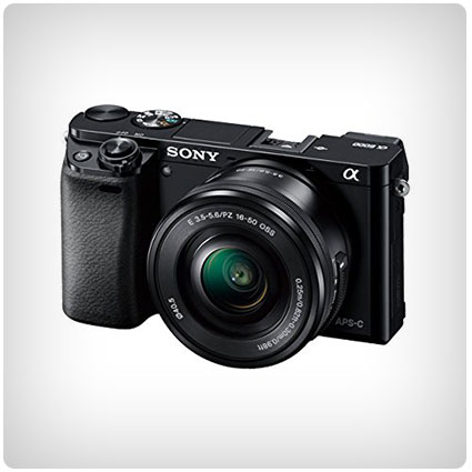 Sony Mirrorless Digital Camera with Power Zoom Lens